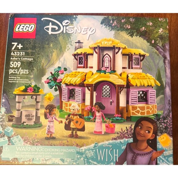 New & Sealed! Lego Disney Wish ASHA'S COTTAGE #43231 Building Toy Set - 509 pcs - Picture 1 of 3